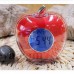 OkaeYa Apple Shaped Desktop Digital Talking Alarm Clock Temperature Display